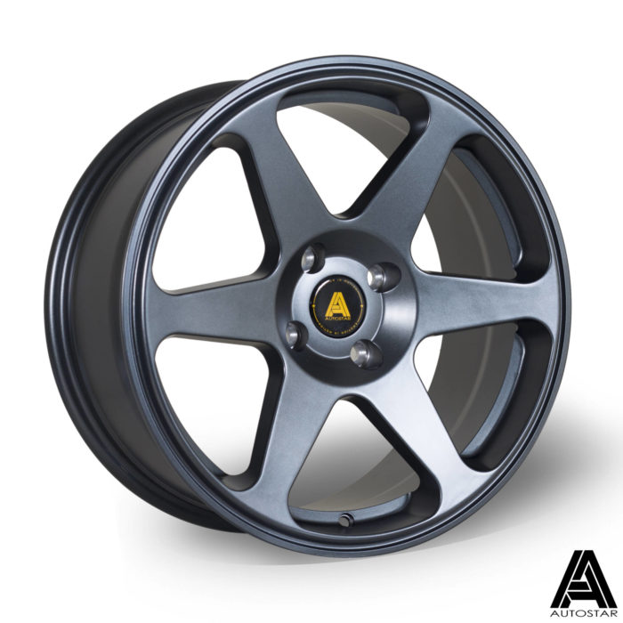 Autostar Chaser 17x8 ET35 4x100 Matte Gunmetal Alloy Wheel