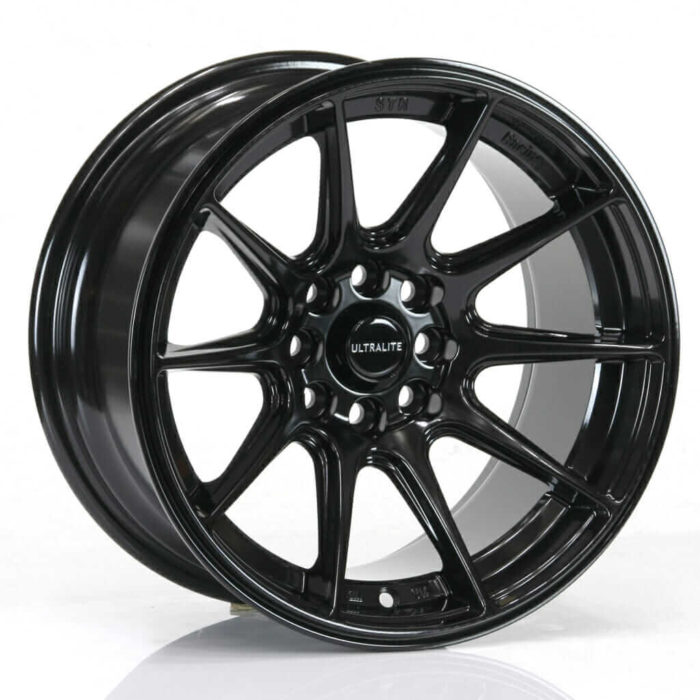 Ultralite UL11 15x8 ET0 4x100 Black Alloy Wheel