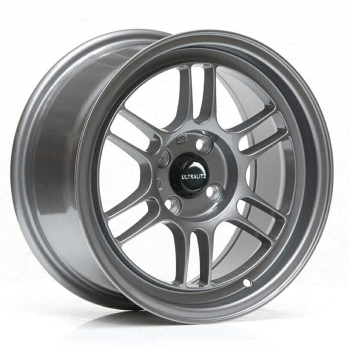 Ultralite F1.2 15x7.5 ET30 4x100 Gloss Gun Metal Alloy Wheel