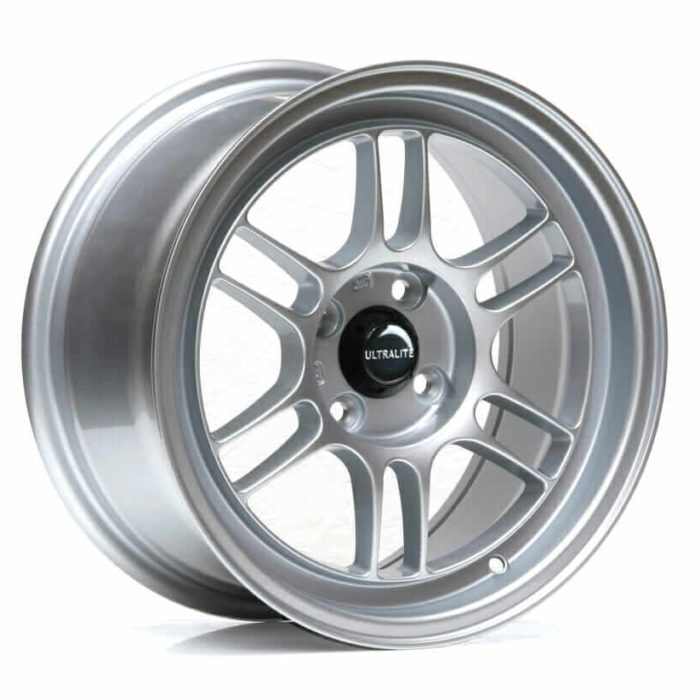 Ultralite F1.2 15x7.5 ET30 4x100 Matte Silver Alloy Wheel