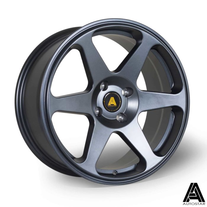 Autostar Chaser 17x8 ET35 4x100 Flat Gunmetal Alloy Wheel