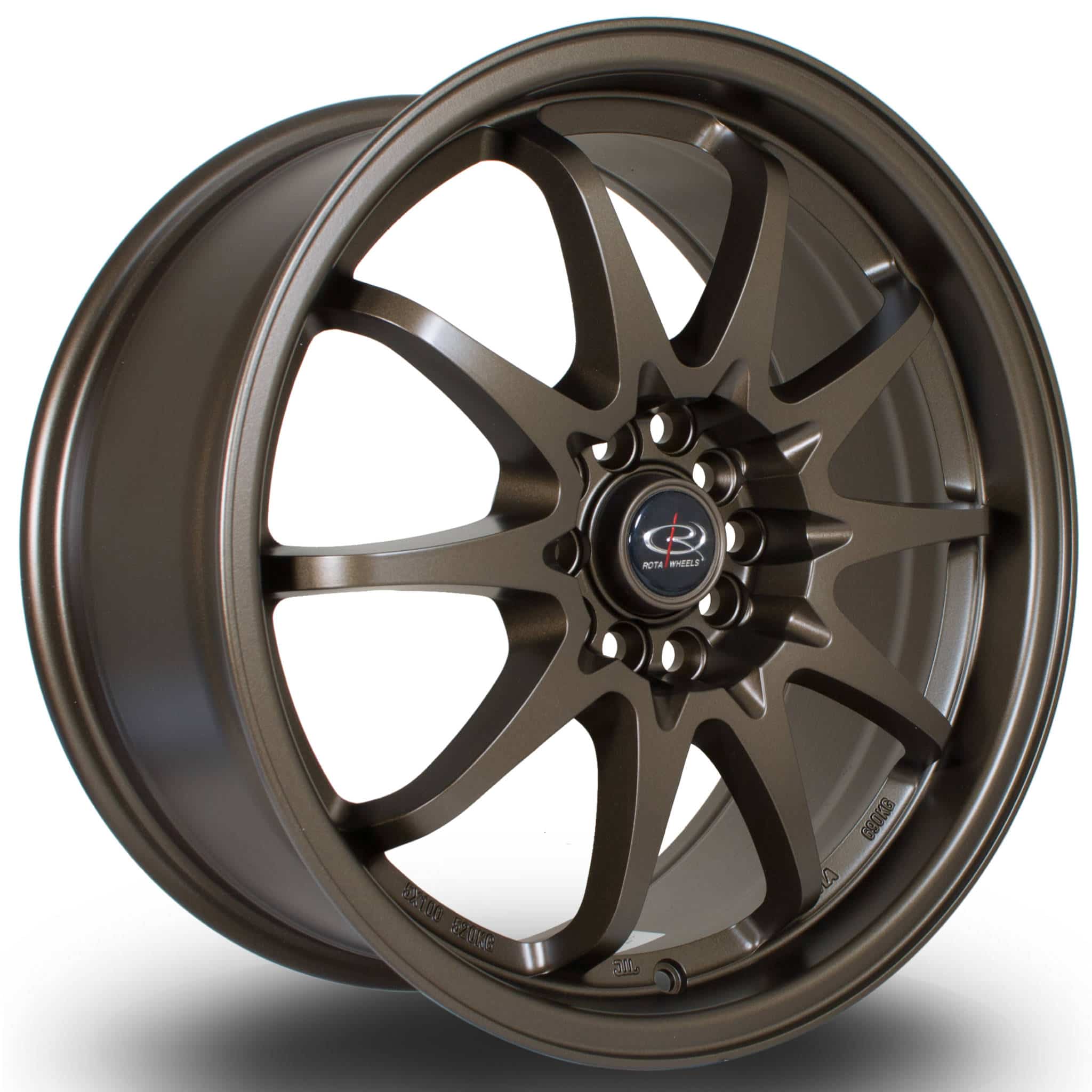 Rota Fight 17x8 ET48 5x114 Matte Bronze Alloy Wheel