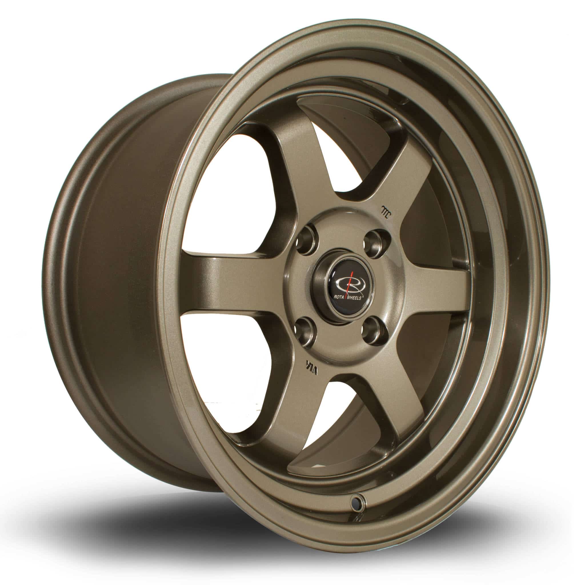 ビタロー Rota Grid-V 16x8 ET20 4x100 Bronze Alloy Wheel