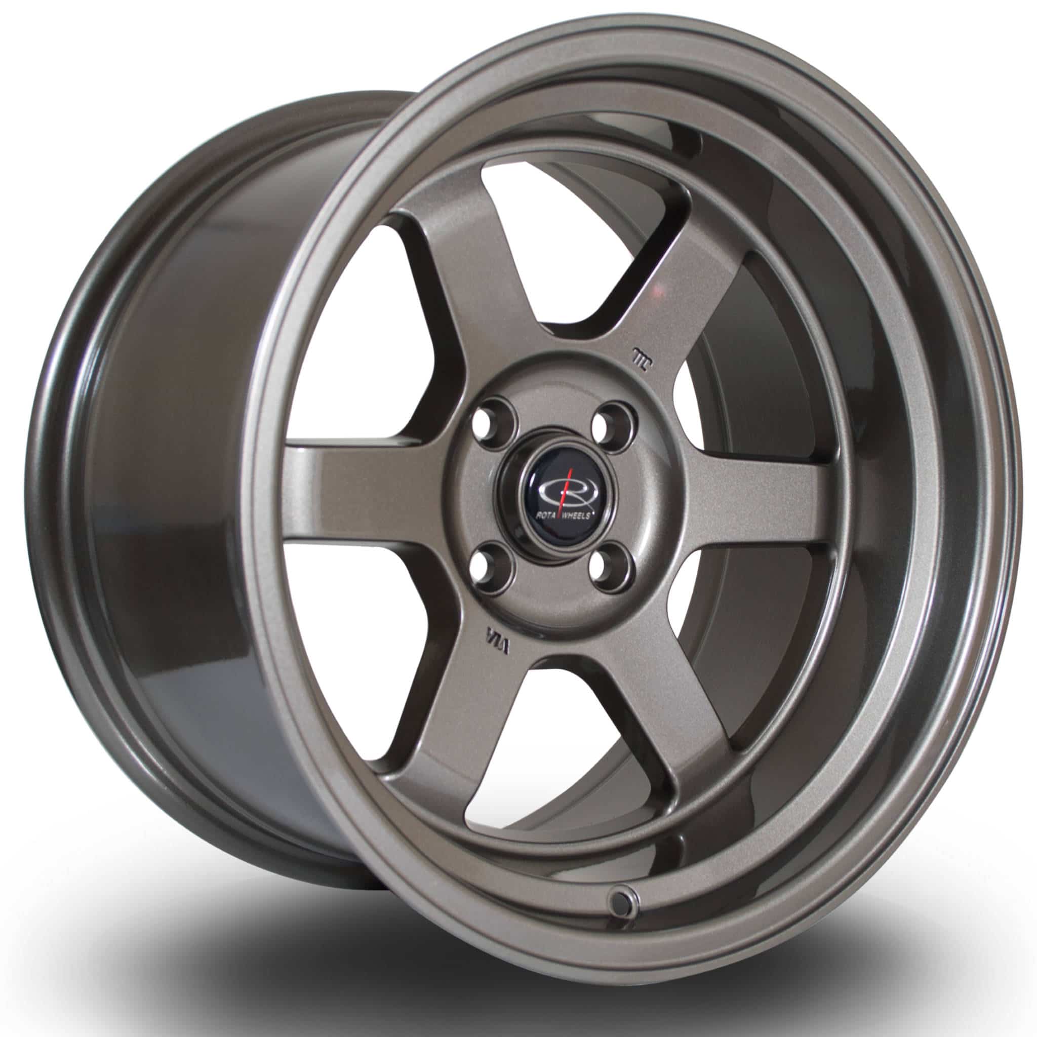Rota Grid-V 16x9 ET0 4x100 Bronze Alloy Wheel