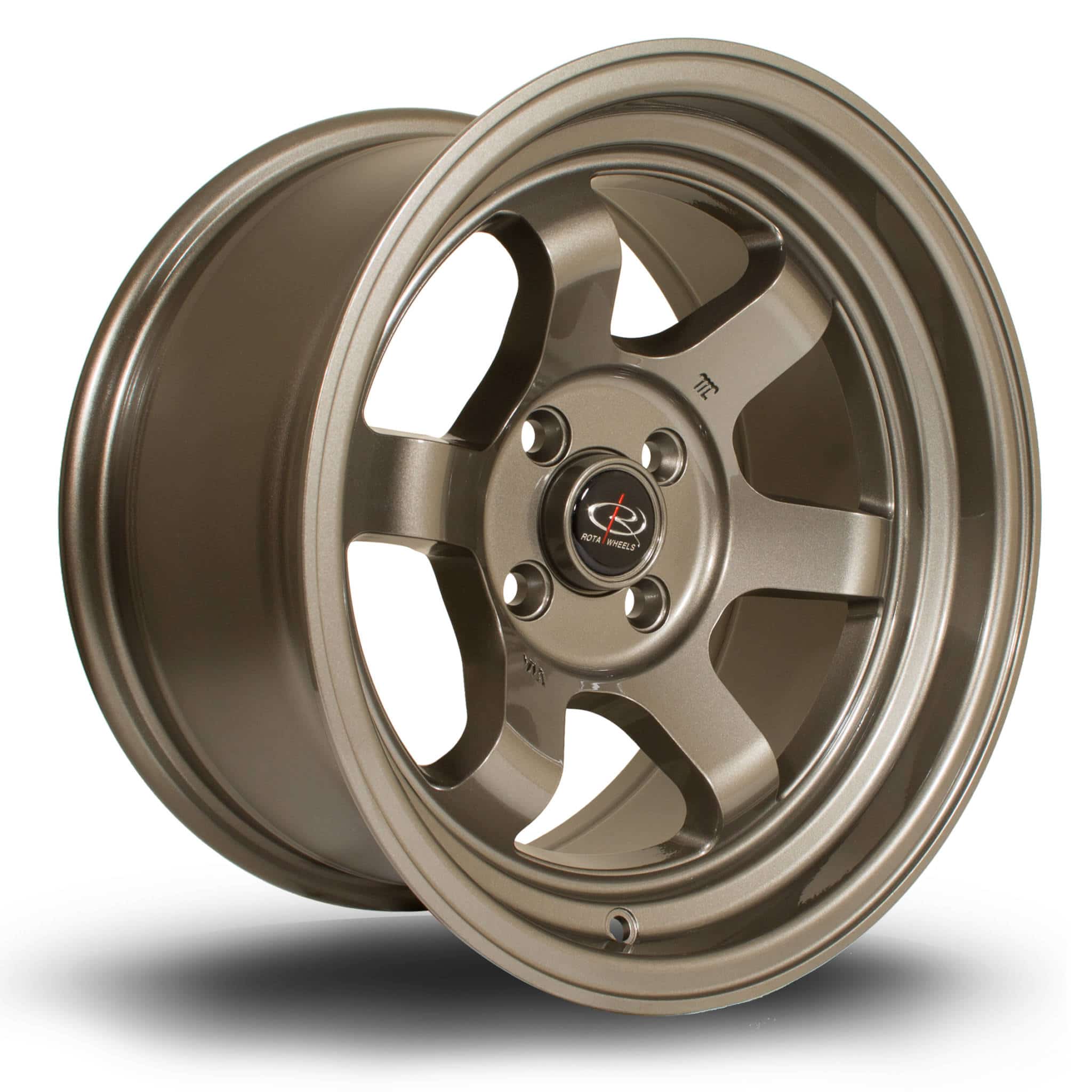 Rota Grid Max 15x8 ET0 4x100 Bronze Alloy Wheel