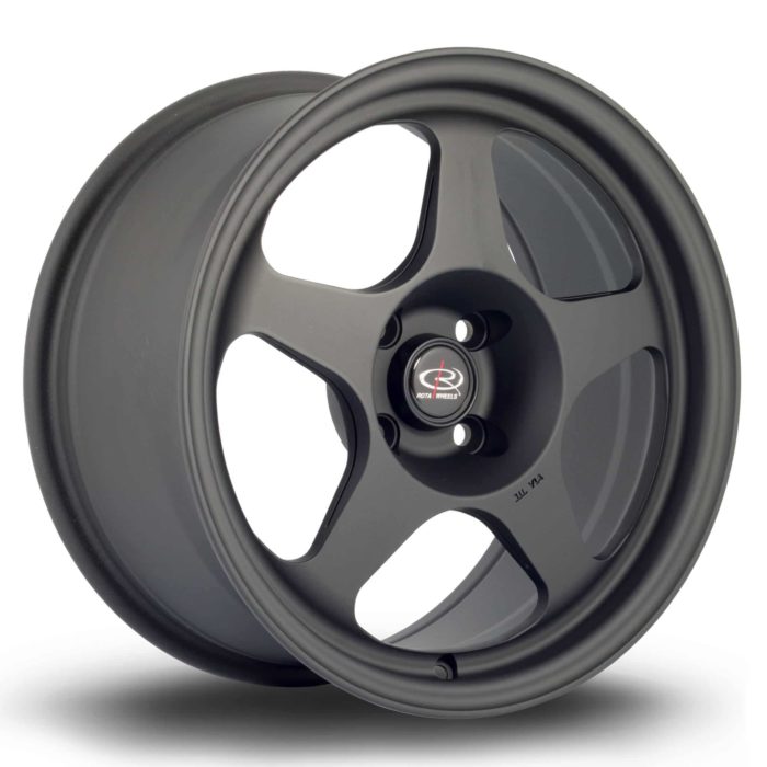 Rota Slipstream 16x8 ET34 4x100 Flat Black Alloy Wheel