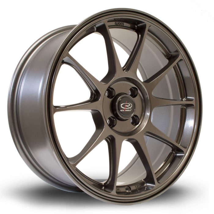 Rota Titan 17x7.5 ET35 4x100 Gunmetal Alloy Wheel