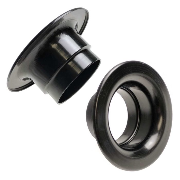 Revotec Spun Aluminium Inlet 63mm Black