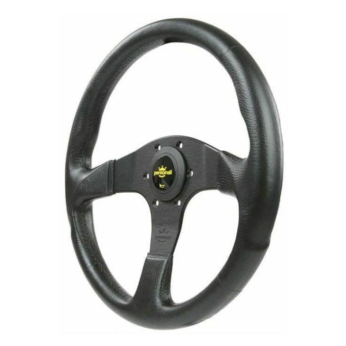 Personal Blitz Black 330mm Polyurethane Steering Wheel