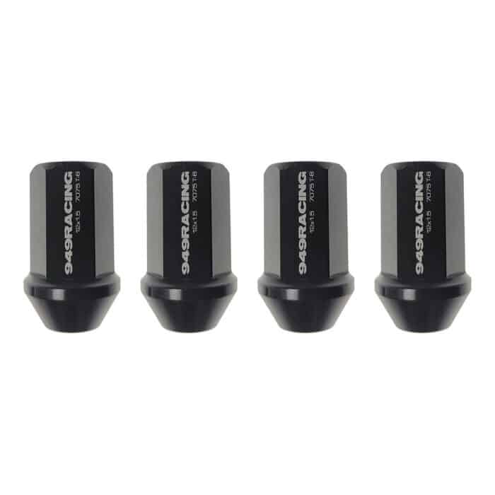 949Racing M12x1.5 Open Ended Forged Aluminium Wheel Nuts 4pcs 3