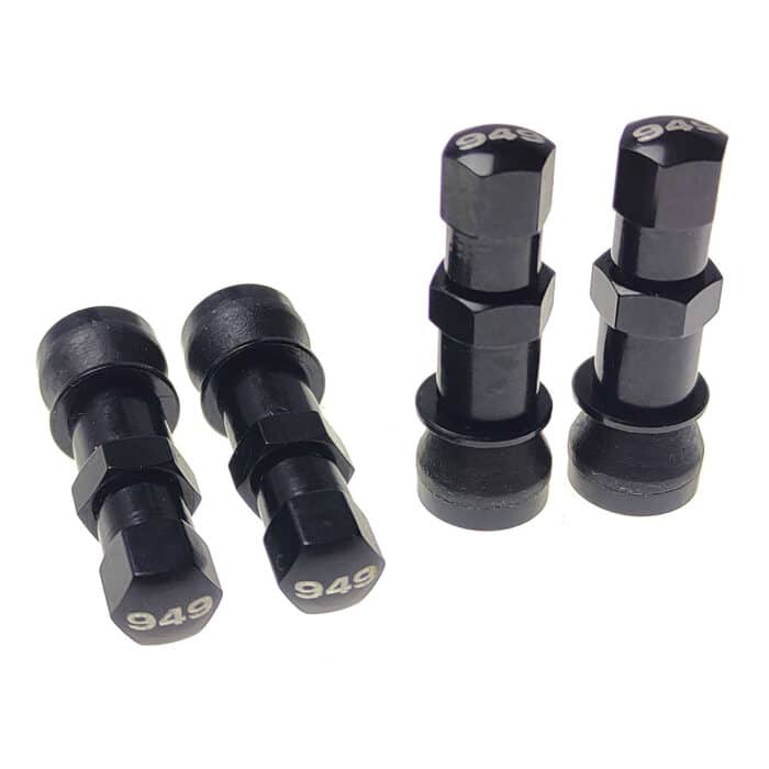 949Racing Black Alloy Tyre Valve Stems