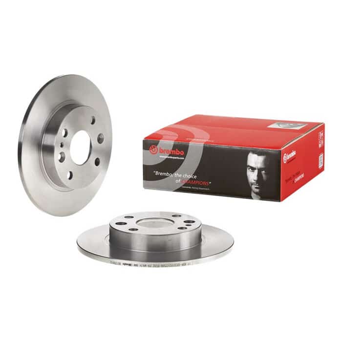 Brembo 231mm Rear Brake Discs (PAIR) for Mazda MX-5 NA 1.6