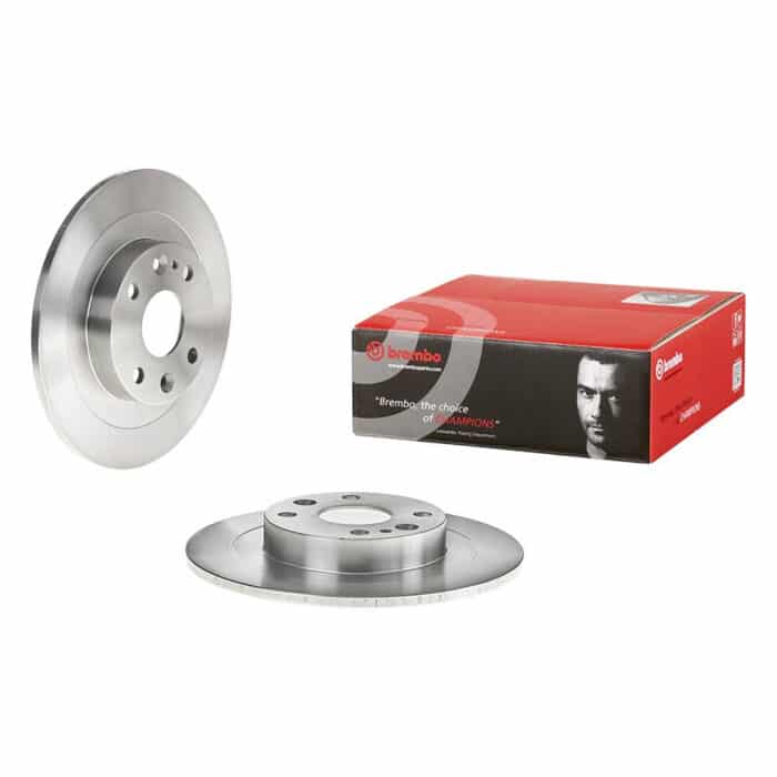 Brembo 251mm Rear Brake Discs (PAIR) for Mazda MX-5 NA 1.8 All NB