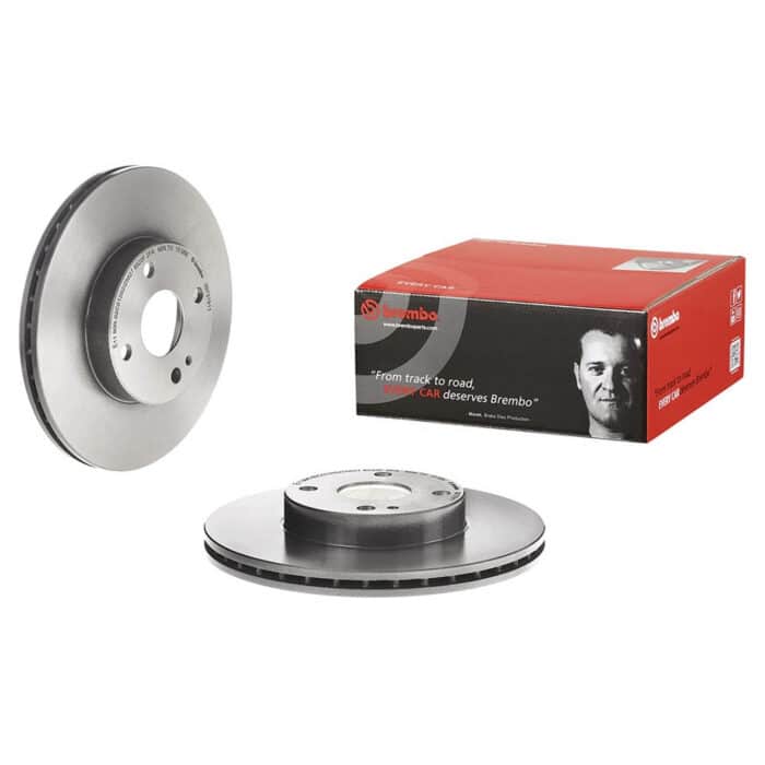 Brembo 255mm Front Brake Discs (PAIR) for Mazda MX-5 NA 1.8 All NB