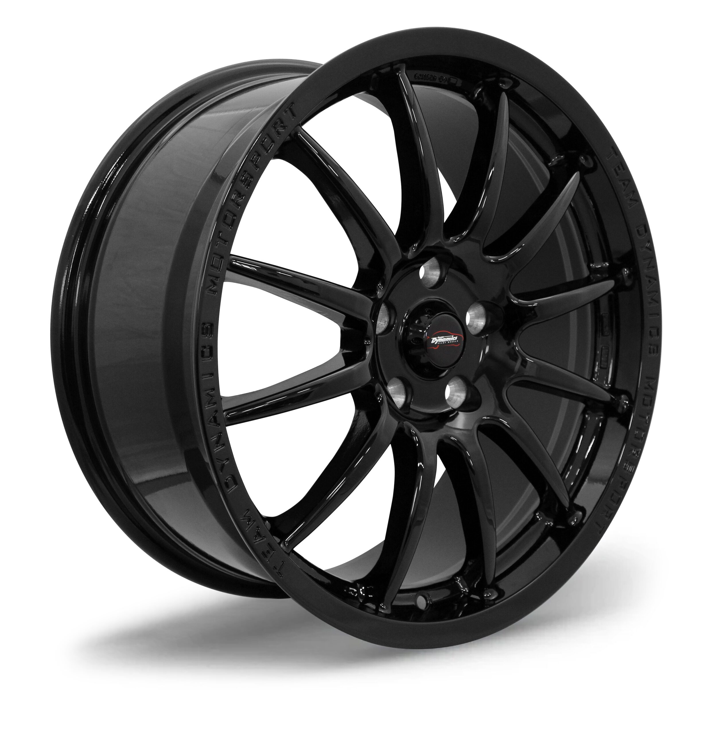 Team Dynamics Pro Race 1.2 17x7 ET38 4x100 Gloss Black Alloy Wheel