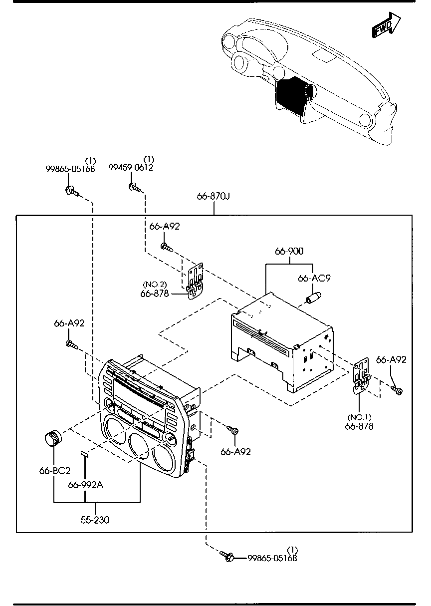 6680A: Audio Systems (Radio & Tape Deck) | Mazda MX-5 Performance
