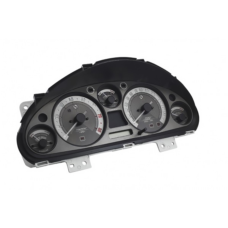 MX5 Mk2 Jass Classic Black Stainless Gauge Faces (NB)
