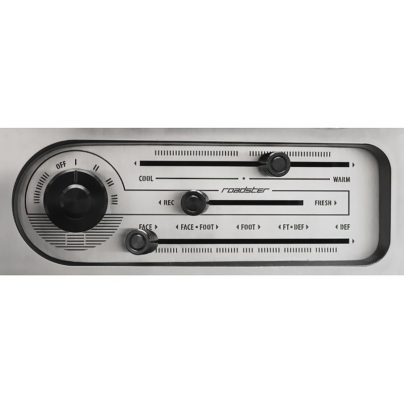 MX5 Mk1 Jass Heater Panel Aluminium Knobs with AC (NA)
