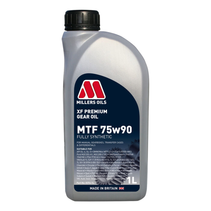 Millers Oils XF Premium MTF 75w-90 Transmission Differential Oil 1l
