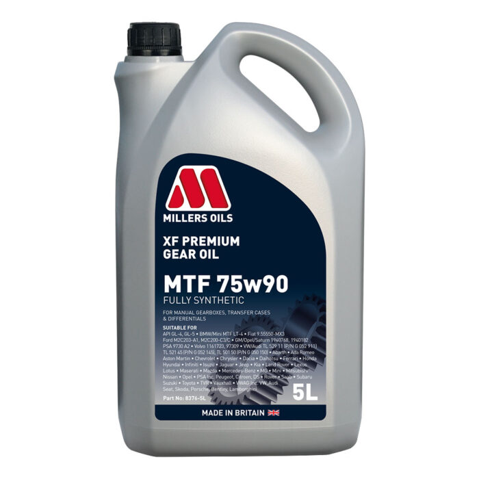 Millers Oils XF Premium MTF 75w-90 Transmission Differential Oil 5l