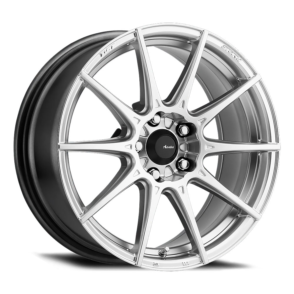 Advanti Storm S1 15x8 ET25 4x100 Hyper Silver Alloy Wheel