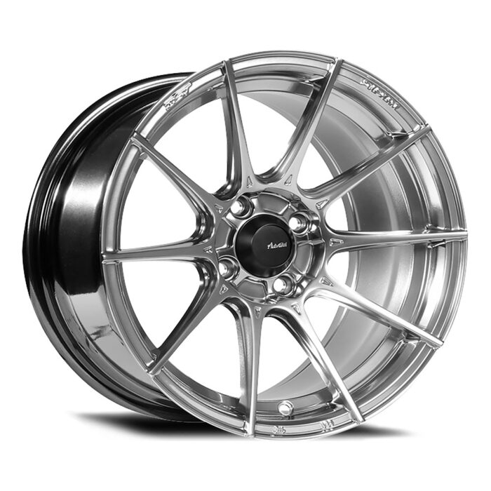 Advanti Storm S1 17x9 ET45 4x100 Titanium Mirror Alloy Wheel