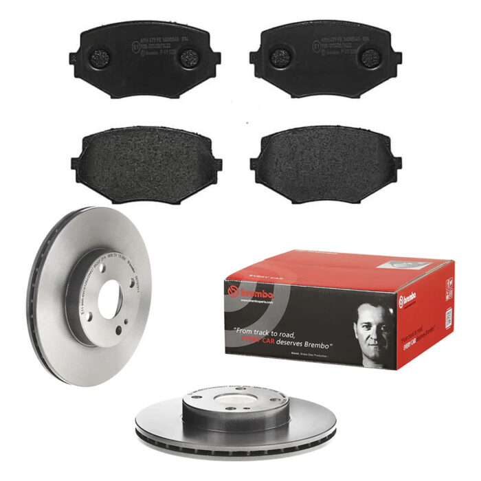 Brembo 255mm Front Brake Disc Pad Package Mazda MX5 NA (Mk1) 1.8 All NB (Mk2)
