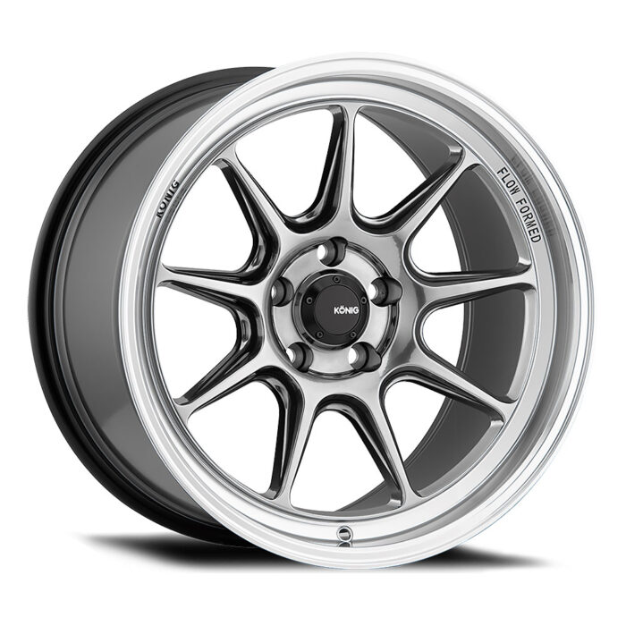 Konig Countergram 15x8 ET25 4x100 Hyper Chrome Machined Lip Alloy Wheel
