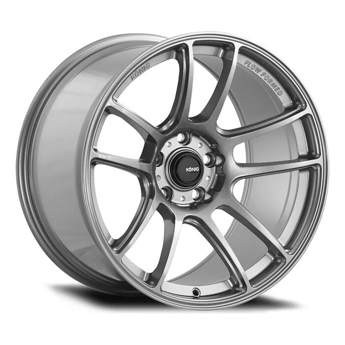Titanium Wheel Shell Konig Heliogram 15x7 ET35 4x100 Titanium Metallic Alloy Wheel