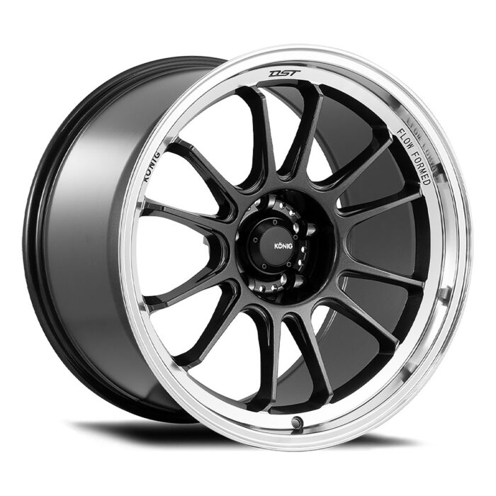 Konig Hypergram 16x8 ET38 4x100 Metallic Carbon Machined Lip TUV Alloy Wheel