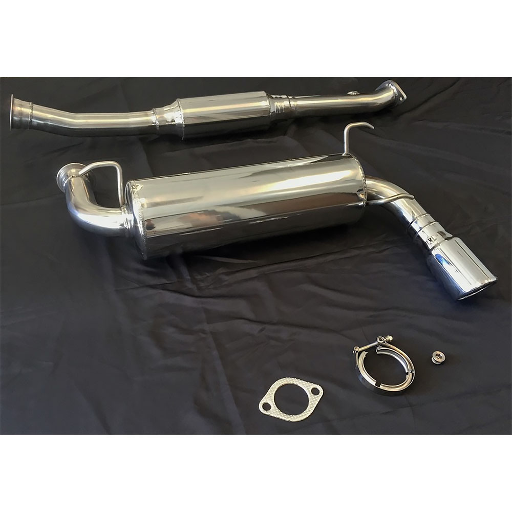 RoadsterSport 4 Helmholtz Stainless Steel Cat-Back for Mazda MX-5 NA