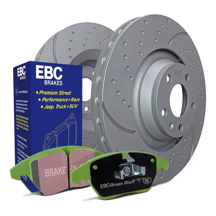 EBC Greenstuff GD Dimpled and Grooved Brake Discs and Pads Kit for Mazda MX-5