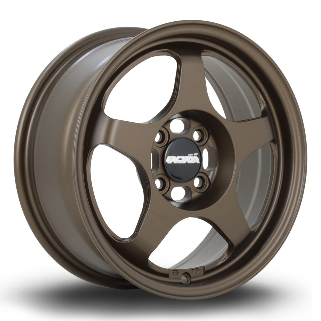 Rota Slipstream FF10 15x6.5 ET35 4x100 Matte Bronze Alloy Wheel