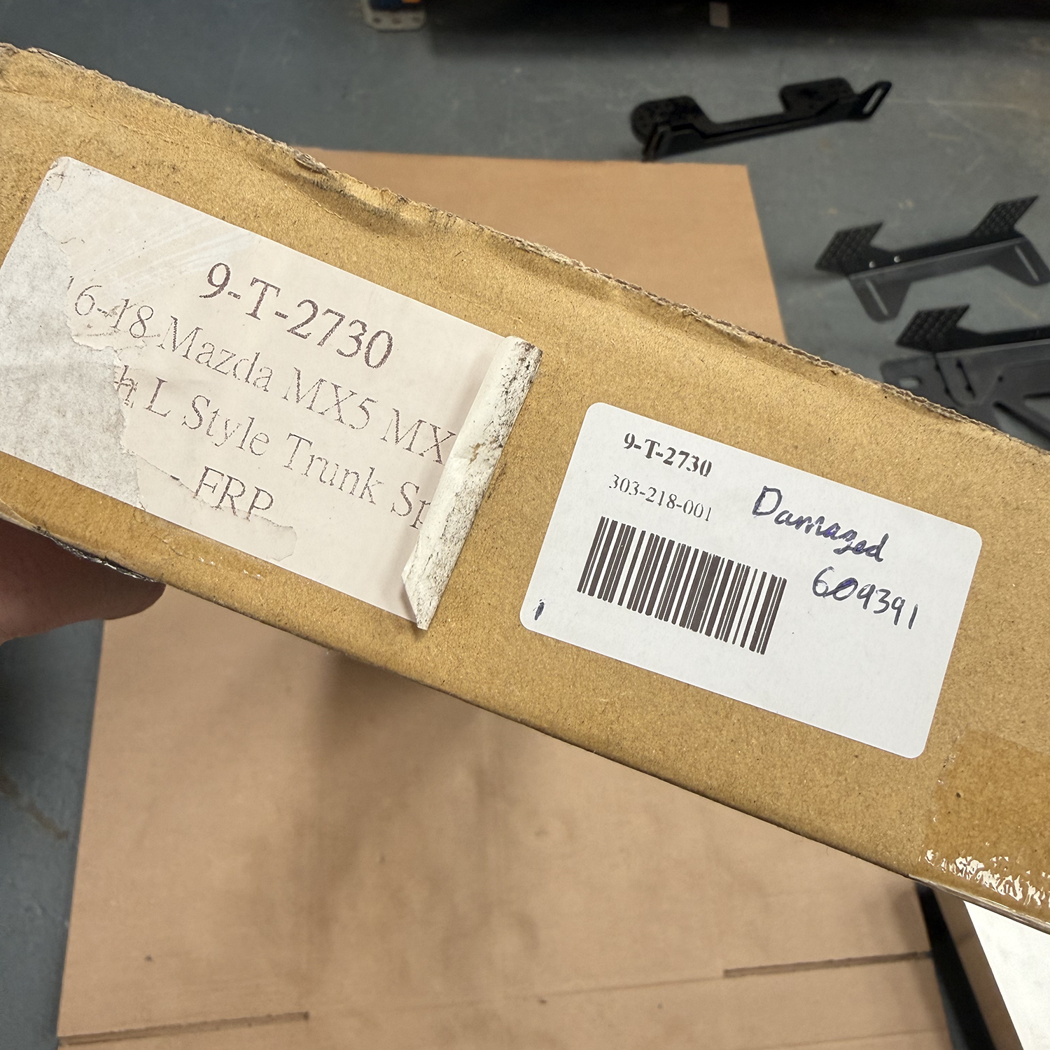 MX5 Mk4 Eight Nine L Style Boot Spoiler (ND)