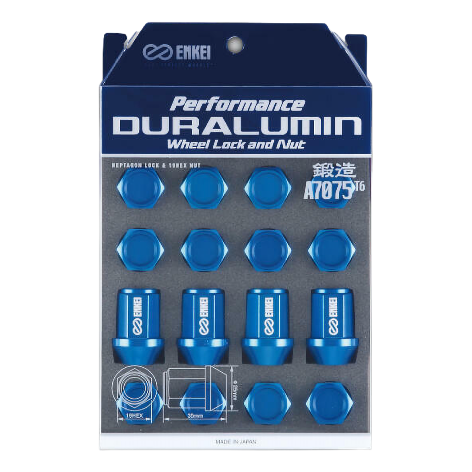 ENKEI Performance DURALUMIN ホイールロック＆ナット Enkei Duralumin Wheel Lock and Nut Set M12x1.5